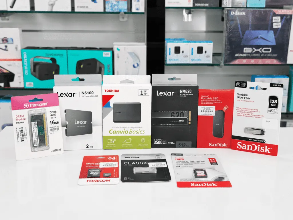 Storage devices in Oman at Sky Gadgets