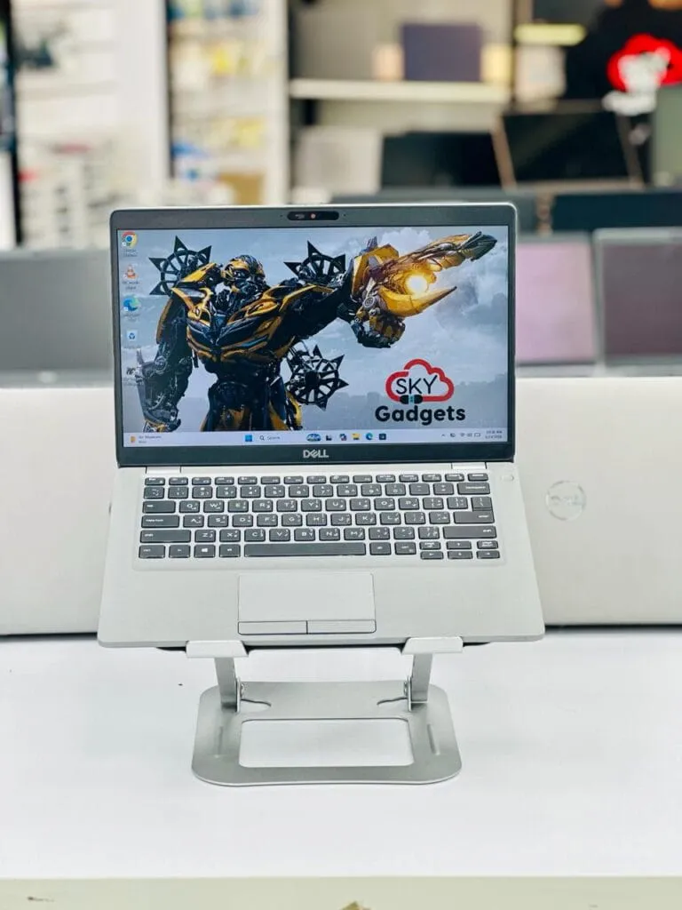 Dell business laptop displayed in an electronics store for buyers looking for laptops in Oman