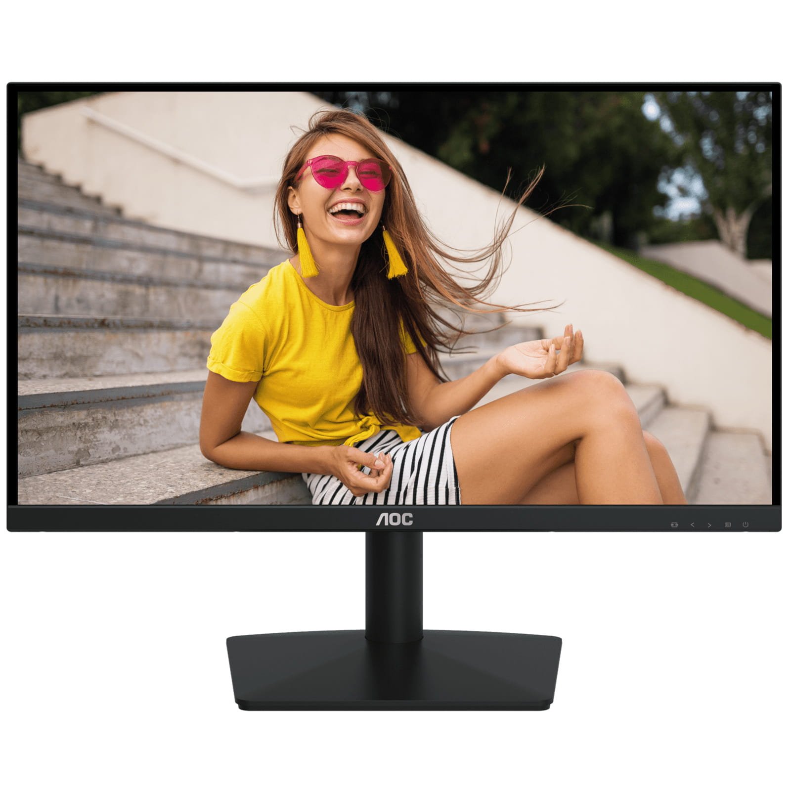 AOC Monitor 24 Hdmi & Vga FHD 120Hz in Oman AOC Monitor 24 Hdmi & Vga FHD 120Hz in Oman – Smooth Full HD Viewing - Image 1
