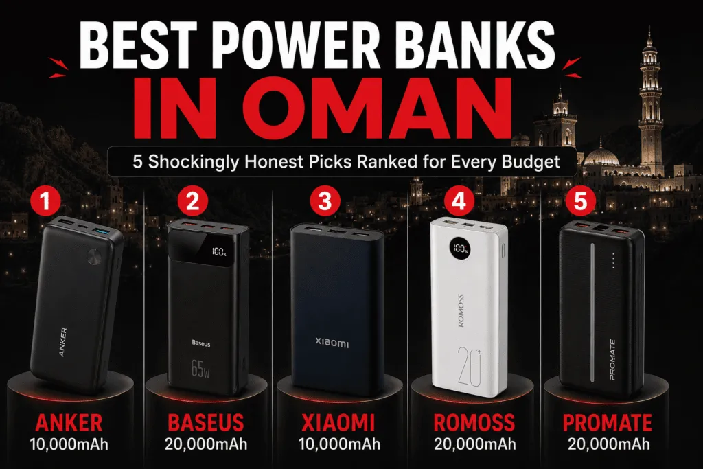 Best power banks in Oman 5 options ranked by Sky Gadgets