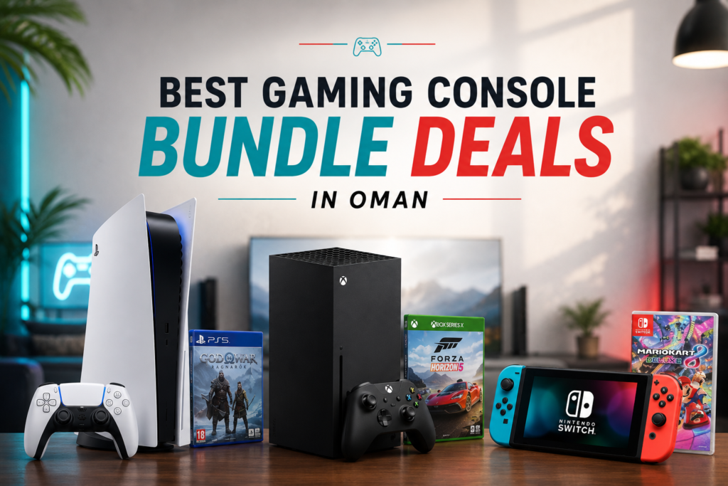 Best gaming console bundle deals in Oman PS5 Xbox Nintendo Switch by Sky Gadgets
