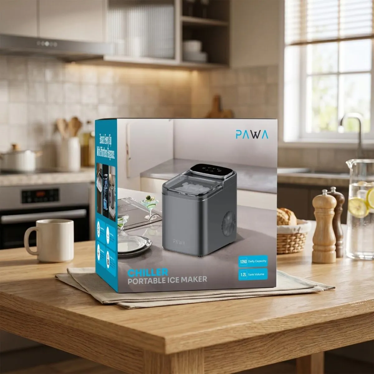 PAWA Chiller Portable Ice Maker in Oman – Fast Ice for Every Occasion - Image 4