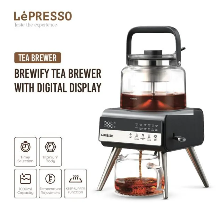 LePresso Brewify Tea Brewer with Digital Display in Oman – Smart Precision Brewing - Image 3