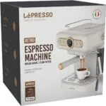 LePresso Retro Espresso Machine Boiler Gauge And Milk Steamer in Oman – Café-Style Brewing - Image 3