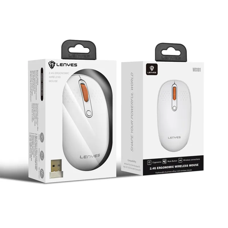 Lenyes 2.4G Ergonomic Wireless Mouse in Oman – Comfortable Precision for Everyday Use - Image 5