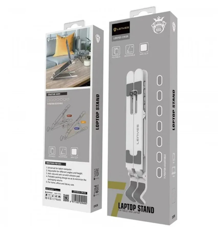 Lenyes Laptop Stand in Oman – Adjustable Ergonomic Design for Better Comfort - Image 3