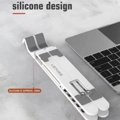 Lenyes Laptop Stand in Oman – Adjustable Ergonomic Design for Better Comfort - Image 2