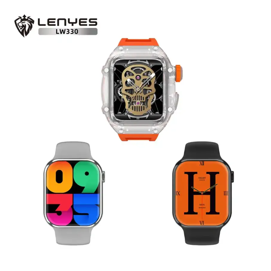 Lenyes Venus Transparent Watch 2 in 1 in Oman – Stylish Smartwatch Combo - Image 4