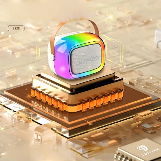 Lenyes Wireless Dazzling Speaker in Oman – Powerful Sound with Dynamic LED Lights - Image 3