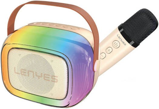 Lenyes Wireless Dazzling Speaker in Oman Lenyes Wireless Dazzling Speaker in Oman – Powerful Sound with Dynamic LED Lights - Image 1