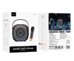 Lenyes Wireless Karaoke Party RGB Speaker + Mic S226 in Oman – Ultimate Entertainment - Image 5