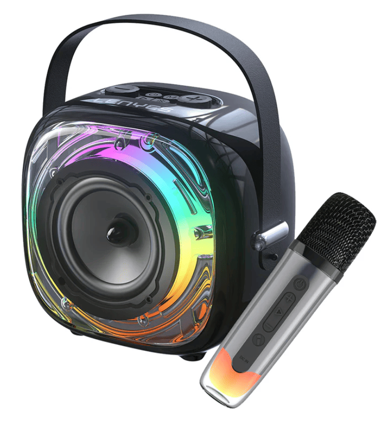 Lenyes Wireless Karaoke Party RGB Speaker + Mic S226 in Oman Lenyes Wireless Karaoke Party RGB Speaker + Mic S226 in Oman – Ultimate Entertainment - Image 1