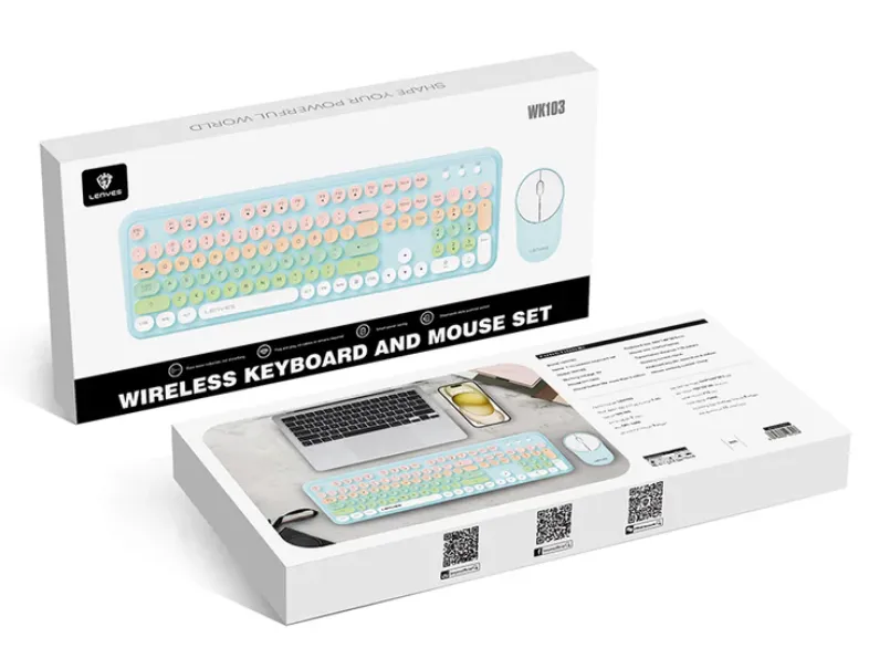 Lenyes Wireless Keyboard + Mouse Combo in Oman – Comfortable and Reliable Productivity - Image 6