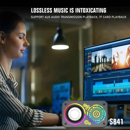 Lenyes Wireless RGB Speaker 10W in Oman – Powerful Sound with Vibrant Lighting - Image 2