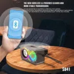 Lenyes Wireless RGB Speaker 10W in Oman – Powerful Sound with Vibrant Lighting - Image 3