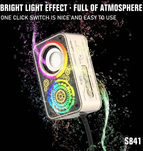 Lenyes Wireless RGB Speaker 10W in Oman – Powerful Sound with Vibrant Lighting - Image 4