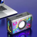 Lenyes Wireless RGB Speaker 20W in Oman – Powerful Stereo Sound & Dynamic Lights - Image 2