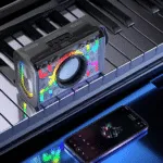 Lenyes Wireless RGB Speaker 20W in Oman – Powerful Stereo Sound & Dynamic Lights - Image 4