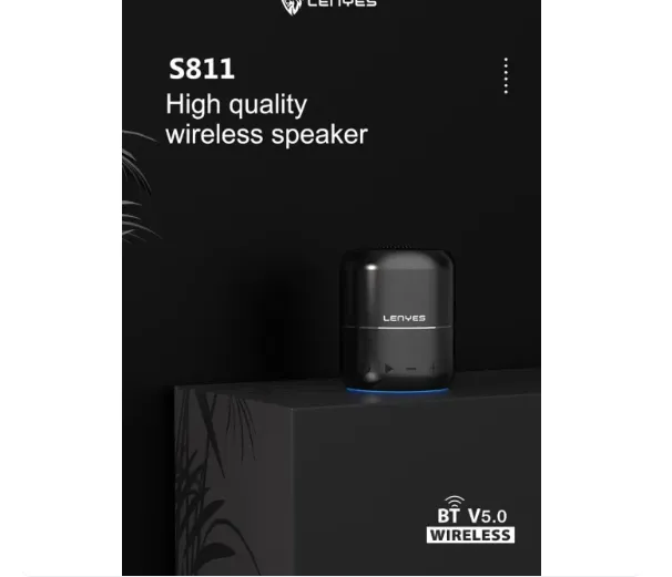 Lenyes Wireless Speaker 12W in Oman – Portable Stereo Sound for Everyday Entertainment - Image 2