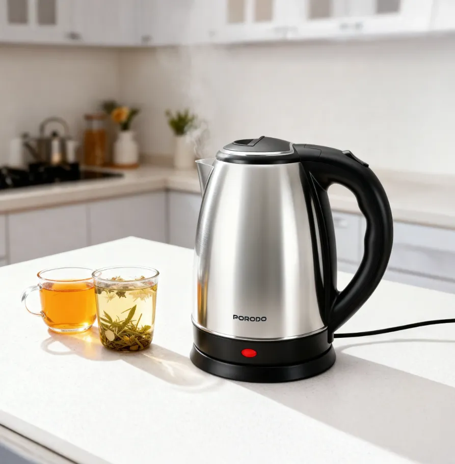 PORODO PYRO ELECTRIC STAINLESS STEEL KETTLE in Oman – Fast Boiling Durable Performance - Image 3