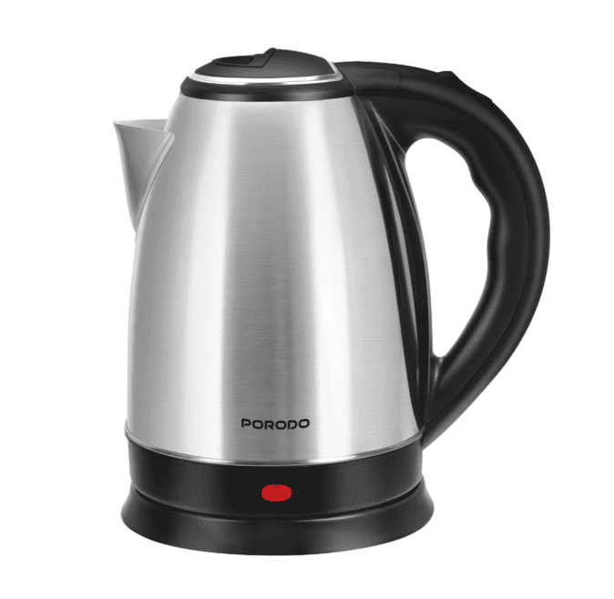 PORODO PYRO ELECTRIC STAINLESS STEEL KETTLE in Oman PORODO PYRO ELECTRIC STAINLESS STEEL KETTLE in Oman – Fast Boiling Durable Performance - Image 1
