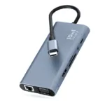 Pawa 10 in 1 USB Hub with 4K HDTV & VGA in Oman – Ultimate Connectivity Solution
