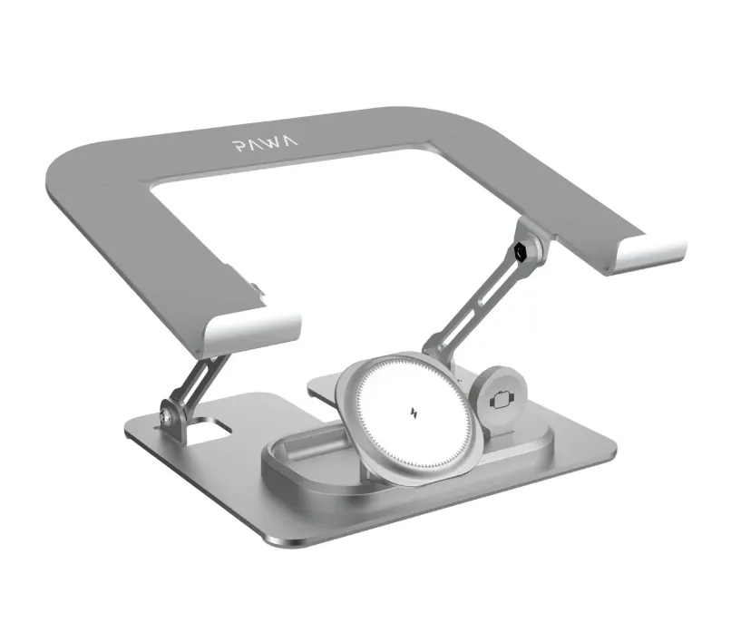 Pawa Laptop Stand 3in1 Charging Station in Oman – Ergonomic Workspace Solution - Image 2