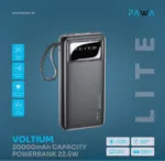 Pawa Lite Voltium 20000mAh 22.5W Powerbank in Oman – High-Capacity Fast Charging - Image 3