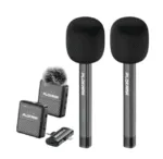 Plokama Remote Lavalier Microphone & Handheld Stick in Oman – Professional Content Creation Kit - Image 2