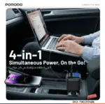 Porodo Apolo Multi Port Car Charger Built In USB C Cable PD R34 in Oman – Fast Multi-Device Charging - Image 3
