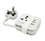 Porodo Blue Volga Multi-Port Universal AC Socket USB-A & USB-C in Oman – Fast Multi-Device Charging