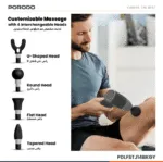 Porodo Easeon Handheld Massager in Oman – Deep Tissue Relaxation Anytime - Image 3