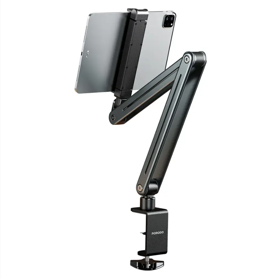 Porodo Multi Joint Phone & Tablet Mount in Oman Porodo Multi Joint Phone & Tablet Mount in Oman – Adjustable Hands-Free Stand - Image 1