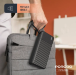 Porodo Piano 20000mAh Power Bank + Cables in Oman – Fast Charging Convenience - Image 3