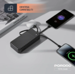 Porodo Piano 20000mAh Power Bank + Cables in Oman – Fast Charging Convenience - Image 6
