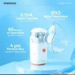 Porodo Portable Nebulizer Liveon in Oman – Quiet & Efficient Respiratory Care - Image 4