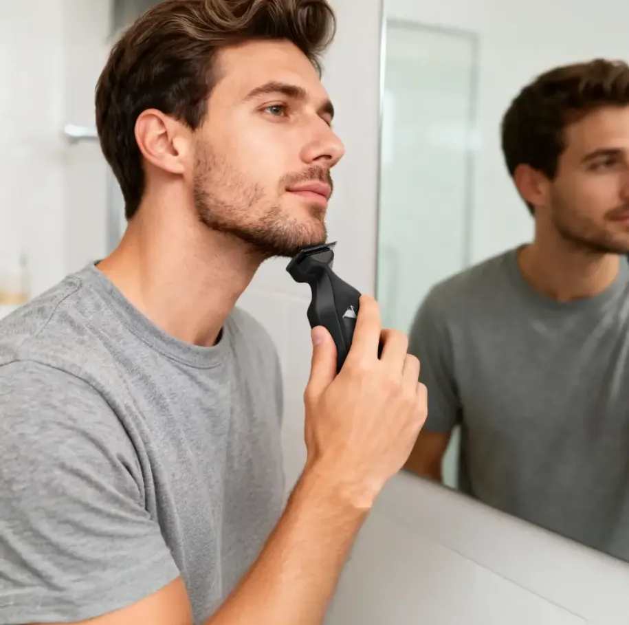Porodo Raze Rechargeable Trimmer Cord and Cordless Use in Oman – Precision Grooming - Image 3