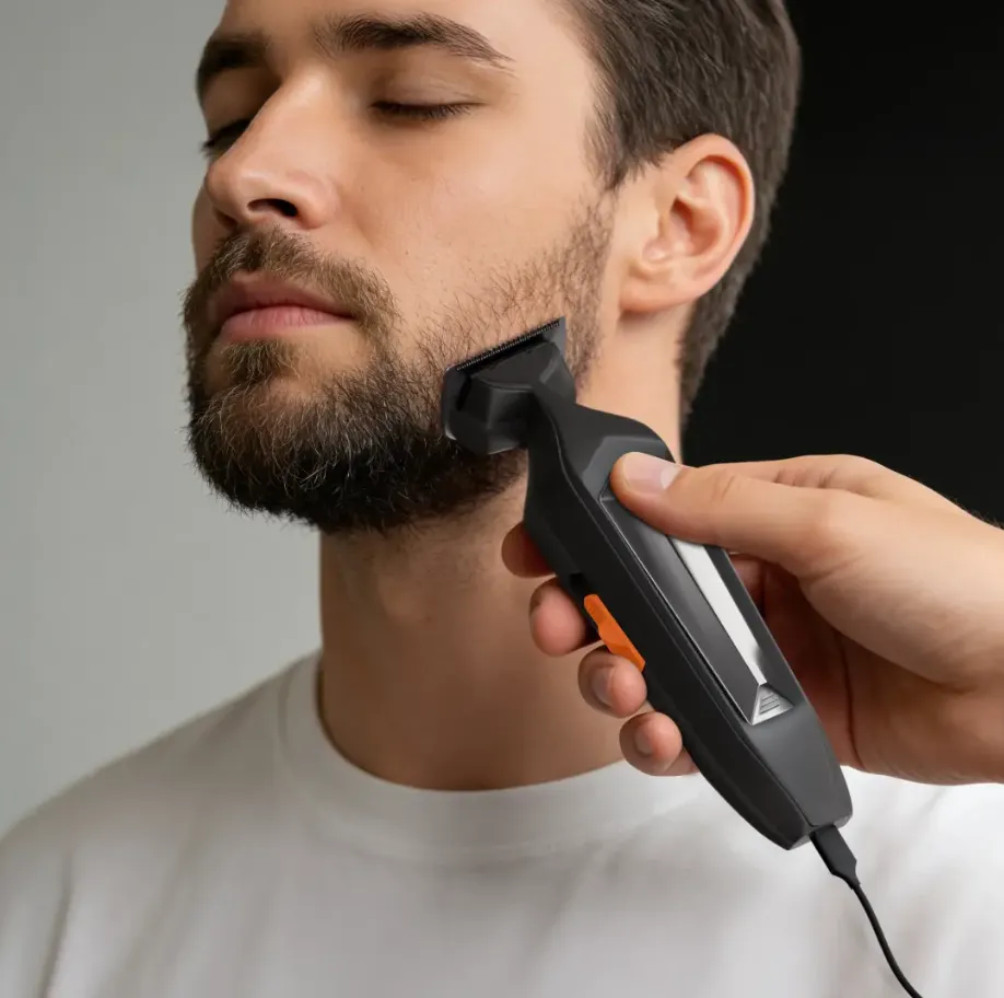 Porodo Raze Rechargeable Trimmer Cord and Cordless Use in Oman – Precision Grooming - Image 4