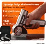 Porodo Sharp Cordless Electric Scissors in Oman – Precision Cutting Made Effortless - Image 3
