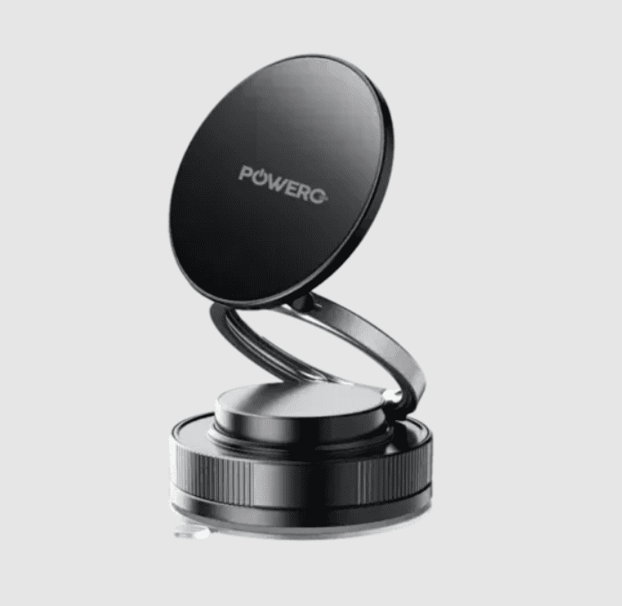Powero+ Mag Swing MagSafe Magnetic Bracket in Oman Powero+ Mag Swing MagSafe Magnetic Bracket in Oman – Secure Adjustable Phone Holder - Image 1
