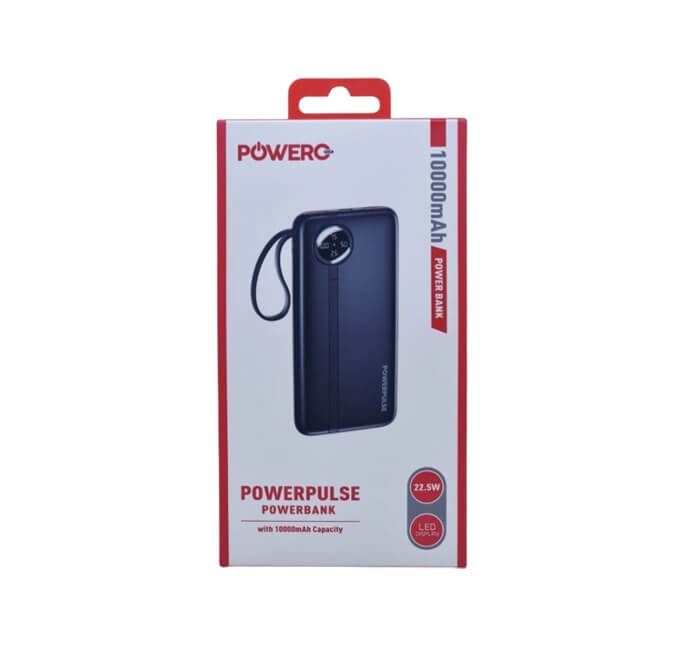 Powero+ Pulse 10000mAh 22.5W Powerbank in Oman Powero+ Pulse 10000mAh 22.5W Powerbank in Oman