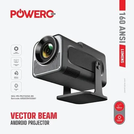 Powero+ Vector Beam Projector ANSI Lumens in Oman – Brilliant Full HD Projection - Image 2