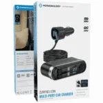 Powerology Currenex 60W Multiport Car Charger in Oman – Fast Multi-Device Charging - Image 2