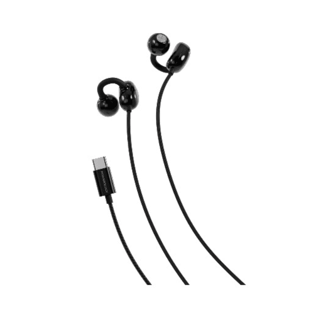 Powerology Voro Earhook USB-C Wired Earphone in Oman Powerology Voro Earhook USB-C Wired Earphone in Oman – Clear Stereo Sound - Image 1
