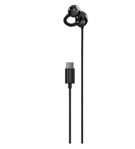 Powerology Voro Single Sided Clip On Wired Earphone in Oman Powerology Voro Single Sided Clip On Wired Earphone in Oman – Crystal Clear Calls - Image 1