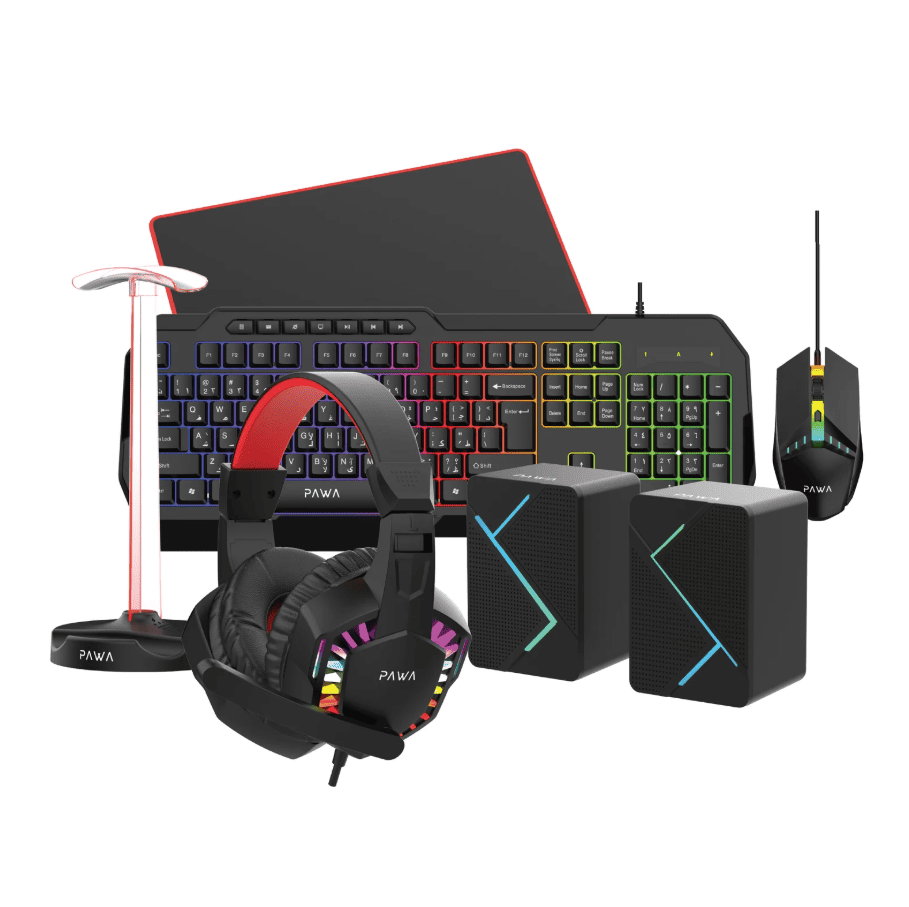 Pawa Vanguard Gaming Series 6 in 1 Ultimate Gaming Kit VGS MB66 in Oman – Complete Gaming Setup Pawa Vanguard Gaming Series 6 in 1 Ultimate Gaming Kit VGS MB66 in Oman – Complete Gaming Setup - Image 1