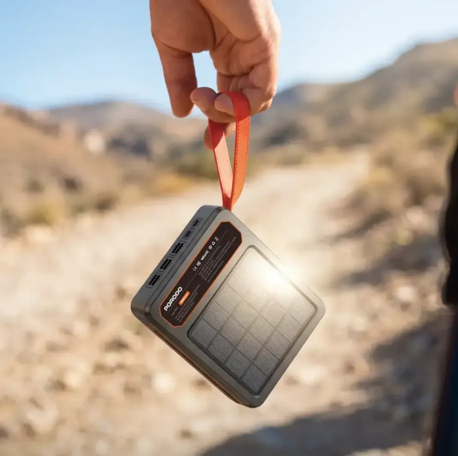 Porodo Laros 80000mAh Solar Power Bank in Oman at Sky Gadgets