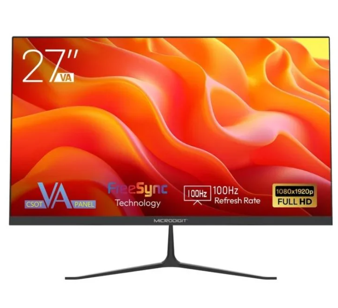 Microdigit 27" VA LED Monitor in Oman – MD2700LM | Sky Gadgets Microdigit 27 inch VA LED Monitor in Oman at Sky Gadgets