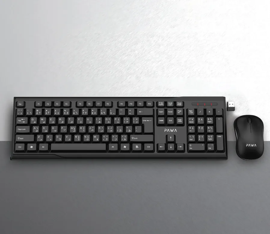 Pawa 2.4Ghz Wireless Keyboard & Mouse Combo in Oman – Reliable Wireless Productivity - Image 3