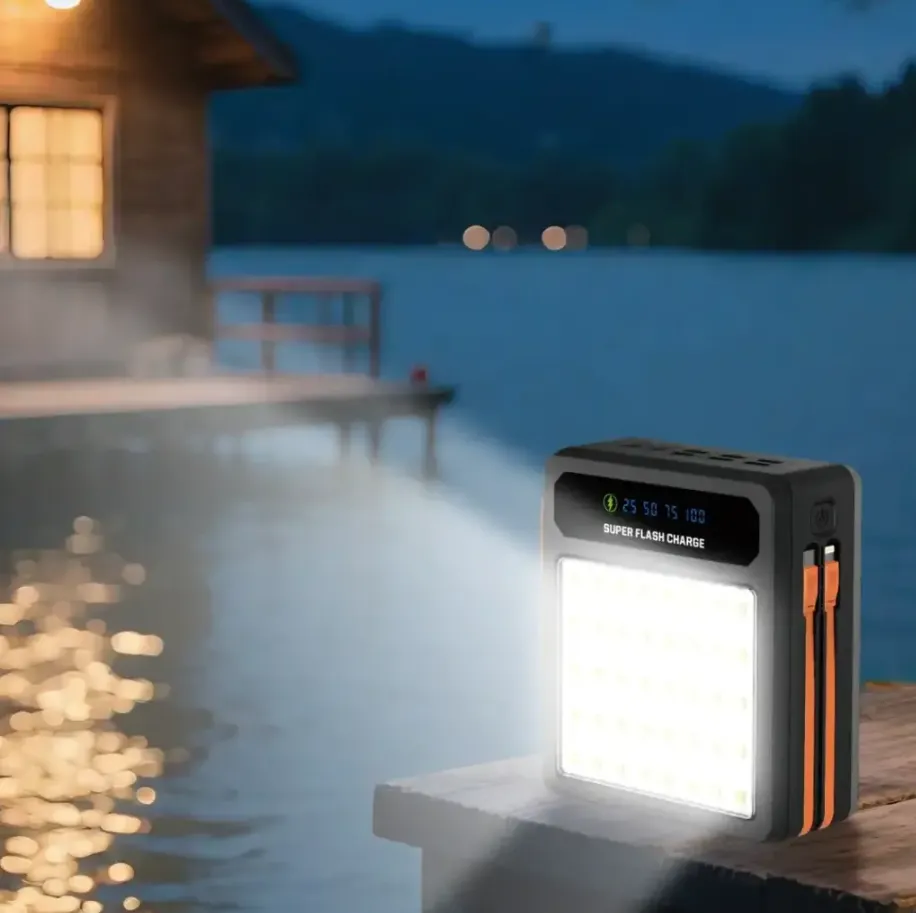 Porodo Laros 80000mAh Solar Power Bank in Oman at Sky Gadgets